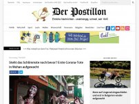 Bild zum Artikel: Steht das Schlimmste noch bevor? Erste Corona-Tote in Wuhan aufgewacht