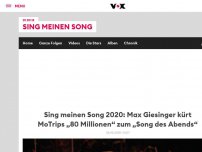 Bild zum Artikel: MoTrip bringt Max Giesinger zum Weinen