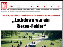 Bild zum Artikel: „Lockdown war ein riesen-Fehler“ - Wissenschaftler kritisieren Corona-Maßnahmen