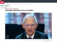 Bild zum Artikel: Nach Karlsruher EZB-Urteil: Schäuble sieht den Euro in Gefahr