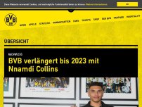 Bild zum Artikel: BVB verlängert bis 2023 mit Nnamdi Collins