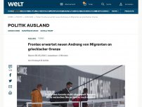 Bild zum Artikel: Frontex erwartet neuen Andrang von Migranten an griechischer Grenze