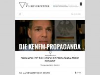 Bild zum Artikel: So manipuliert dich KenFM: Die Propaganda-Tricks entlarvt