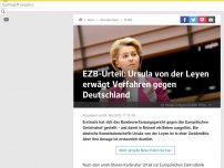 Bild zum Artikel: Von der Leyen erwägt Verfahren gegen Deutschland wegen Karlsruhe-Entscheidung