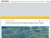 Bild zum Artikel: Festnahmen in Berlin: Tausende demonstrieren bundesweit gegen Corona-Regeln