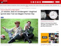 Bild zum Artikel: Trauer um deutsche Las-Vegas-Legende - 'Siegfried & Roy'-Star Roy Horn stirbt an Covid-19-Erkrankung