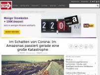 Bild zum Artikel: Neue Zahlen: Im Amazonas passiert im Schatten von Corona gerade eine große Katastrophe