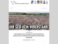 Bild zum Artikel: Wir müssen jetzt handeln: Was wir wirklich brauchen ist Widerstand gegen die Fake News-Pandemie!