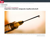 Bild zum Artikel: Corona fördert Schutzbedürfnis: Experten erwarten steigende Impfbereitschaft