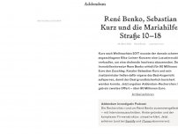 Bild zum Artikel: René Benko, Sebastian Kurz und die Mariahilfer Straße 10–18