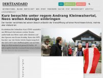 Bild zum Artikel: Kurz besuchte unter regem Besucherandrang Kleinwalsertal