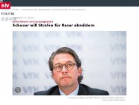 Bild zum Artikel: StVO-Reform wird zurückgedreht: Scheuer will Strafen für Raser abmildern