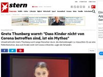Bild zum Artikel: Corona-Pandemie: Greta Thunberg: 'Kinder, achtet bitte auch auf physische Distanz!'