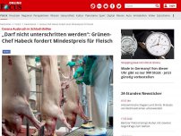 Bild zum Artikel: Corona-Ausbruch in Schlachthöfen - „Darf nicht unterschritten werden“: Grünen-Chef Habeck fordert Mindestpreis für Fleisch