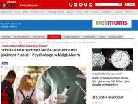 Bild zum Artikel: „Psychologisches Risiko überwiegt Nutzen“ - Schule kennzeichnet Nicht-Infizierte mit grünem Punkt – Psychologe schlägt Alarm