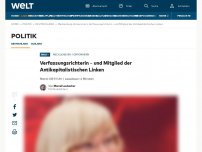 Bild zum Artikel: Verfassungsrichterin – und Mitglied der Antikapitalistischen Linken