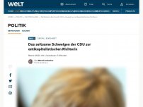 Bild zum Artikel: Das seltsame Schweigen der CDU zur antikapitalistischen Richterin