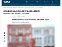 Bild zum Artikel: Grünen-Politiker soll 67.000 Euro veruntreut haben