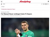 Bild zum Artikel: Vertrag bis 2023: Fix! Manuel Neuer verlängert beim FC Bayern