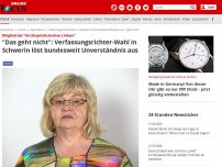 Bild zum Artikel: Mitglied der 'Antikapitalistischen Linken' - 'Das geht nicht': Verfassungsrichter-Wahl in Schwerin löst bundesweit Unverständnis aus
