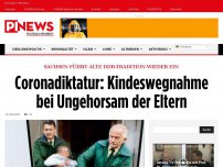 Bild zum Artikel: Sachsen führt alte DDR-Tradition wieder ein Coronadiktatur: Kindeswegnahme bei Ungehorsam der Eltern