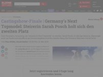 Bild zum Artikel: Germany's Next Topmodel: Steirerin Sarah Posch holt sich sensationell den zweiten Platz