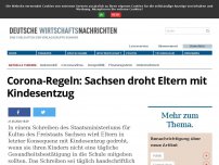 Bild zum Artikel: Corona-Regeln: Sachsen droht Eltern mit Kindesentzug