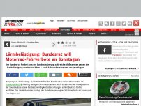 Bild zum Artikel: Lärmbelästigung: Bundesrat will Motorrad-Fahrverbote an Sonntagen
