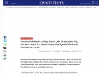 Bild zum Artikel: Grundschullehrerin schlägt Alarm: „Mir blutet jeden Tag das Herz, wenn ich diese schwachsinnigen Maßnahmen durchsetzen muss“