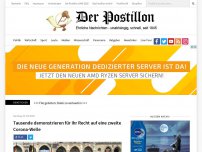 Bild zum Artikel: Zehntausende demonstrieren für ihr Recht auf eine zweite Corona-Welle