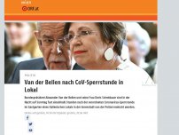 Bild zum Artikel: Van der Bellen nach Corona-Sperrstunde in Lokal erwischt