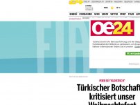 Bild zum Artikel: Türkischer Botschafter kritisiert unser Weihnachtsfest