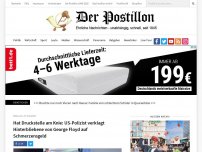 Bild zum Artikel: Hat Druckstelle am Knie: US-Polizist verklagt Hinterbliebene von George Floyd auf Schmerzensgeld