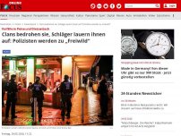 Bild zum Artikel: Vorfälle in Peine und Dietzenbach - Clans bedrohen sie, Schläger lauern ihnen auf: Polizisten werden zu „Freiwild“