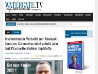 Bild zum Artikel: Erschreckender Verdacht zum Kawasaki-Syndrom: Coronavirus wohl nicht schuld – Impfstoffe lt. Herstellern!) möglicherweise