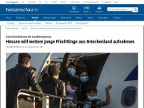 Bild zum Artikel: Hessen will weitere junge Flüchtlinge aus Griechenland aufnehmen