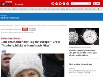Bild zum Artikel: Kohlekraftwerk Datteln 4 - „Ein beschämender Tag für Europa“: Greta Thunberg blickt wütend nach NRW
