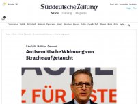 Bild zum Artikel: Österreich: Antisemitische Widmung von Strache aufgetaucht