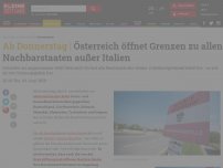 Bild zum Artikel: Regierung entscheidet über Reisefreiheit zu Nachbarn