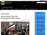 Bild zum Artikel: Deutschland: Zahl der Rechtsextremisten steigt