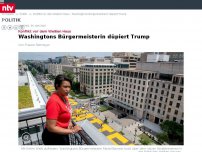 Bild zum Artikel: Konflikt vor dem Weißen Haus: Washingtons Bürgermeisterin düpiert Trump