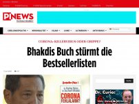 Bild zum Artikel: Corona: Killervirus oder Grippe? Bhakdis Buch stürmt die Bestsellerlisten