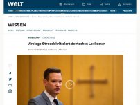 Bild zum Artikel: Virologe Streeck kritisiert deutschen Lockdown