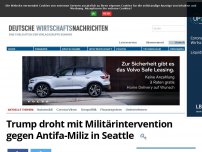 Bild zum Artikel: EILMELDUNG: Trump droht mit Militärintervention gegen Antifa-Miliz in Seattle