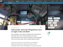 Bild zum Artikel: Nahverkehr: Nach den Pfingstferien wird es enger in Bus und Bahn