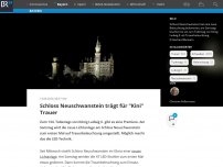 Bild zum Artikel: Schloss Neuschwanstein trägt für 'Kini' Trauer