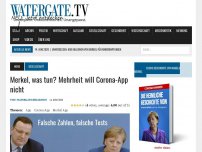 Bild zum Artikel: Merkel, was tun? Mehrheit will Corona-App nicht