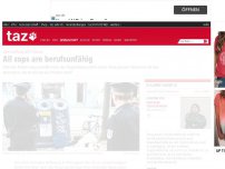 Bild zum Artikel: Abschaffung der Polizei: All cops are berufsunfähig