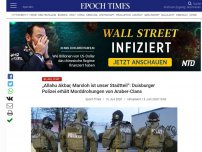 Bild zum Artikel: „Allahu Akbar, Marxloh ist unser Stadtteil“: Duisburger Polizei erhält Morddrohungen von Araber-Clans
