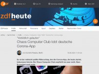 Bild zum Artikel: Chaos Computer Club lobt deutsche Corona-App